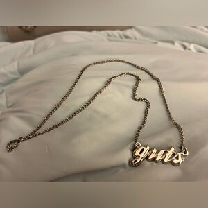 Olivia Rodrigo stainless steel guts necklace